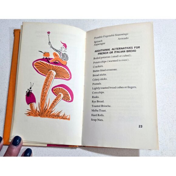Fabulous Fondues Vintage 1970 Cookbook Retro Entertaining Groovy MCM Recipes - Picture 5 of 8